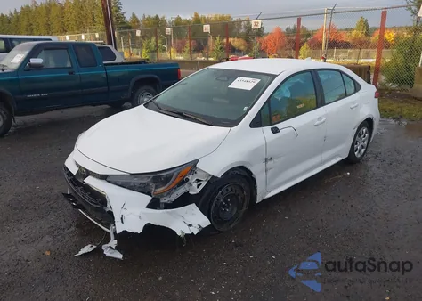 2025 Toyota Corolla Le z USA, uszkodzony, nr VIN 5YFB4MDE2SP306622